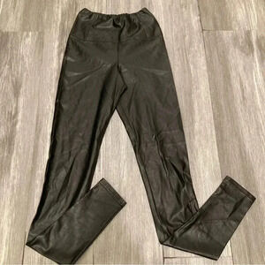 Aritzia Wilfred Free Womens Daria Pant‎ High-waisted Vegan Leather Leggings XXS